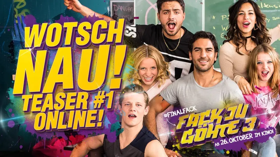Video for the film Suck Me Shakespeer 3 — Fack ju Göhte 3 - Teaser (Deutsch)