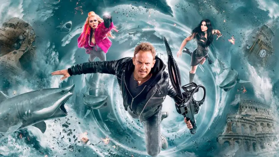 Video for the film Sharknado 5: Global Swarming — SHARKNADO 5: Aletamiento Global (Trailer español)