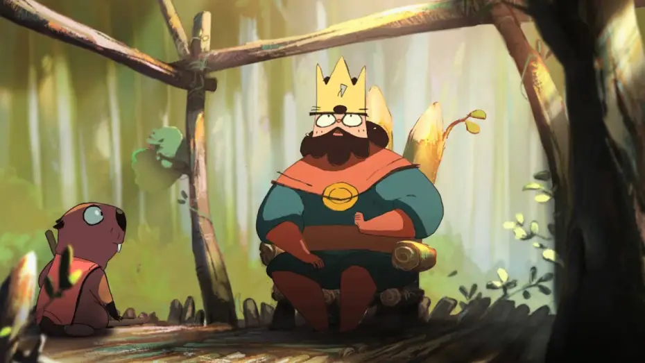 Video for the film The King and the Beaver — Le Royaume - Animation Short Film 2010 - GOBELINS