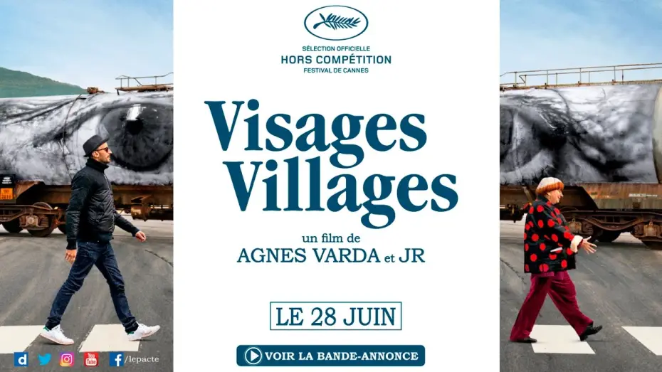 Video for the film Faces Places — Bande-annonce - VISAGES, VILLAGES d'Agnès Varda et JR