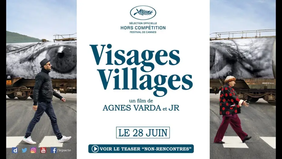 Video for the film Faces Places — Teaser "Non-rencontres" - VISAGES, VILLAGES d'Agnès Varda et JR