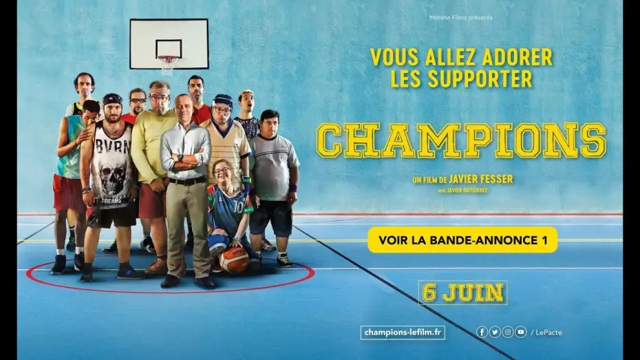Video for the film Champions — CHAMPIONS - TEASER 1 VOST