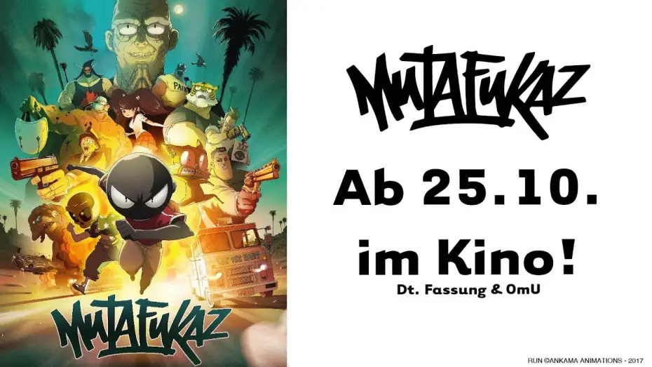 Video for the film MFKZ — Mutafukaz - Trailer #01 (Deutsch)