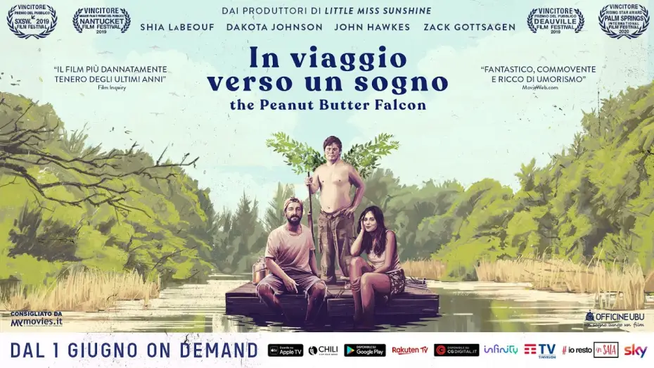 Video for the film The Peanut Butter Falcon — IN VIAGGIO VERSO UN SOGNO - THE PEANUT BUTTER FALCON - Trailer Ufficiale - Dal 1 giugno ON DEMAND!