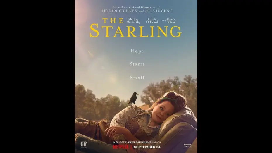 Video for the film The Starling — El estornino 2021 - Tráiler Oficial (Doblada al Español)