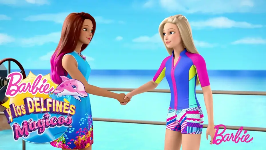 Video for the film Barbie: Dolphin Magic — Barbie y su amiga Isla | Barbie y los Delfines Mágicos | @BarbieenCastellano