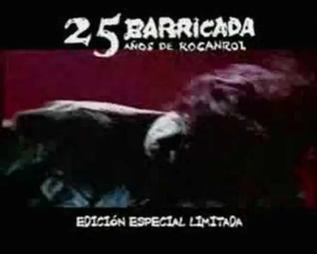 Video for the film Barricada - 25 Años De Rocanrol — Spot TV Barricada - 25 años de rocanrol