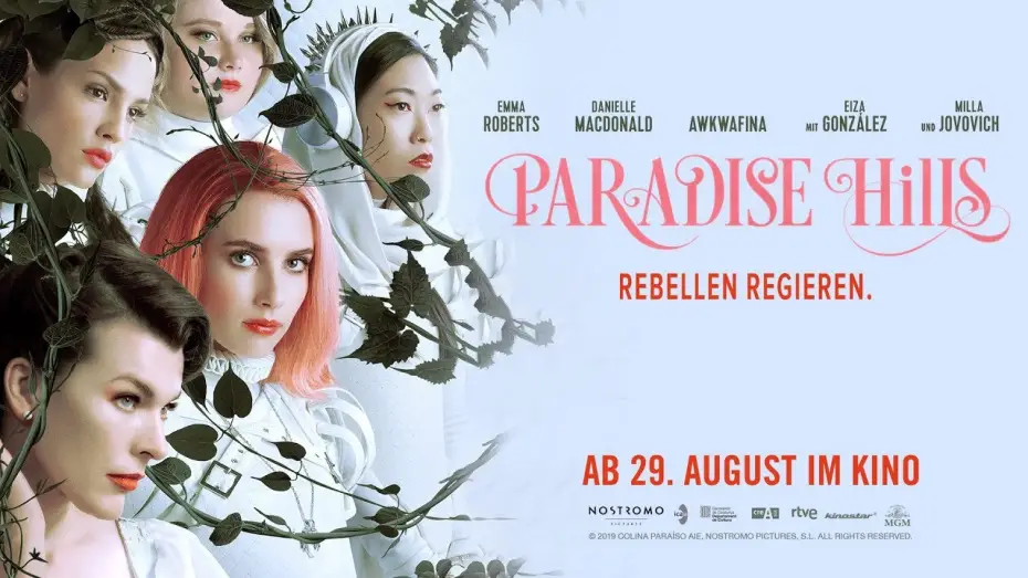 Video for the film Paradise Hills — PARADISE HILLS - Trailer deutsch