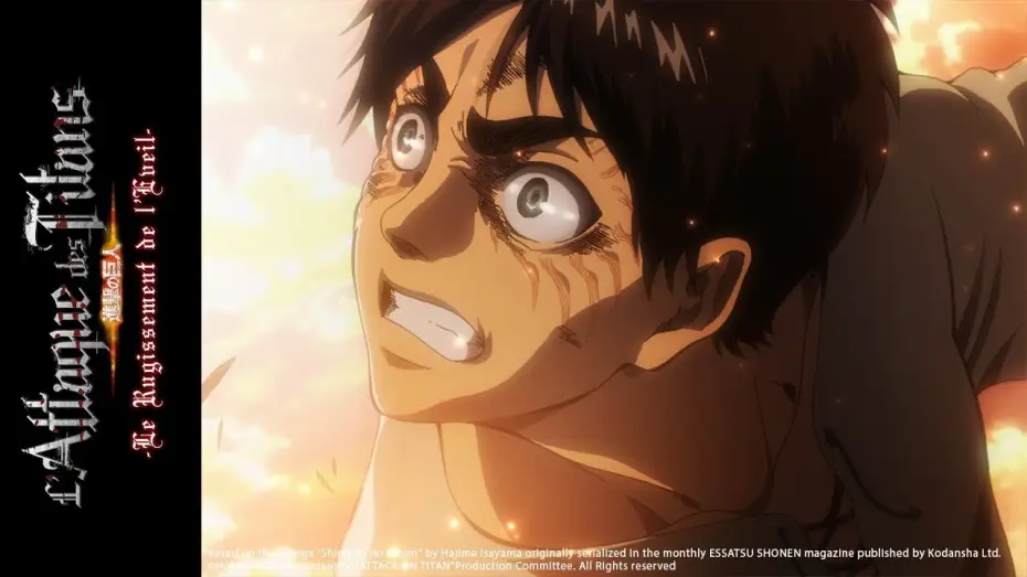 Video for the film Attack on Titan: The Roar of Awakening — [Trailer] L'Attaque des Titans: Le Rugissement de L'Eveil (film 3)
