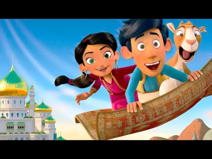 Video for the film Up and Away — La Alfombra Mágica (Trailer español)
