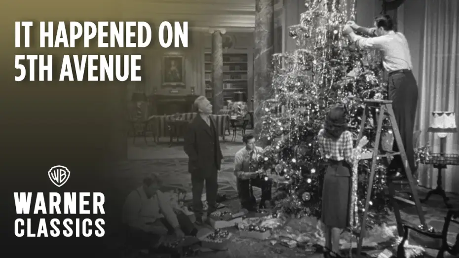 Video for the film It Happened on Fifth Avenue — Decorating the Mansion for Christmas