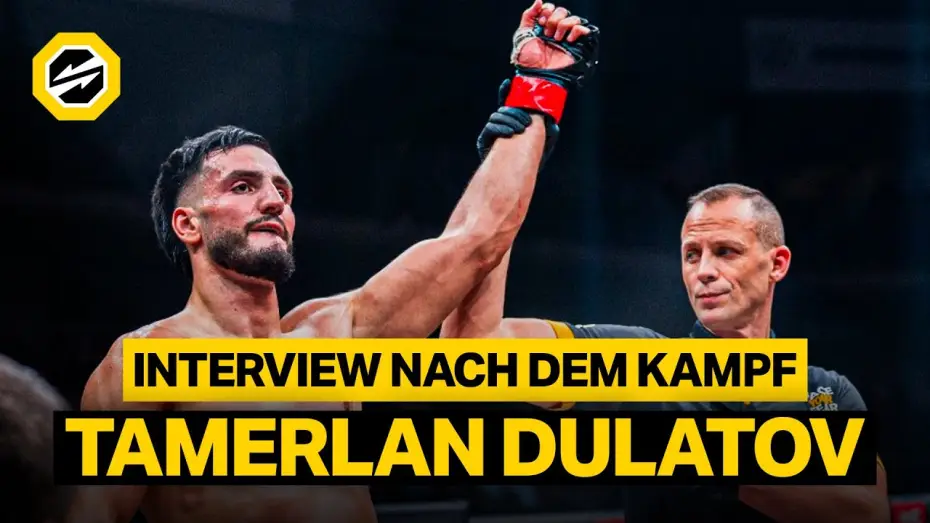 Video for the film OKTAGON 82: Engizek vs. Jotko — DULATOV | Interview nach dem Kampf | OKTAGON 82