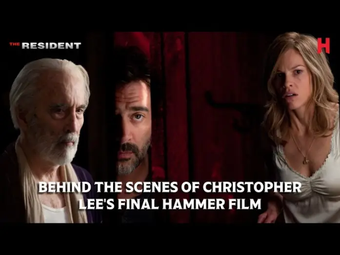 Video for the film The Resident — Hilary Swank & Jeffrey Dean Morgan React to Working With Christopher Lee | His FINAL Hammer Film