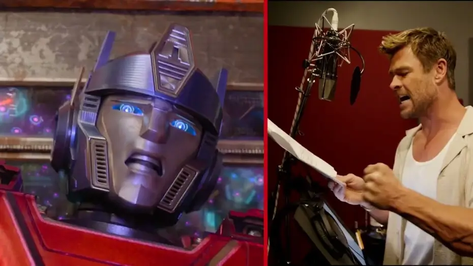 Video for the film Transformers One — Chris on the Physicality Featurette