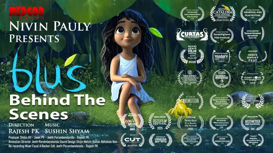 Video for the film Blu’s — Blu’s | Behind the Scenes | Animated short film by Rajesh PK | RedGod Studios