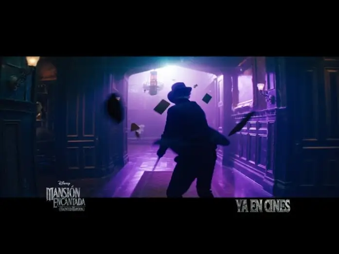 Video for the film Haunted Mansion — Anuncio: 'Ya están muertos'