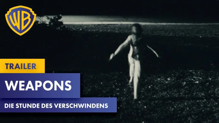 Video for the film Weapons — WEAPONS – DIE STUNDE DES VERSCHWINDENS – Trailer #3 Deutsch German (2025)