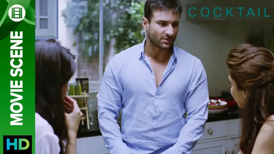Video for the film Cocktail — Cocktail | Love Triangle Scene | Saif Ali Khan, Deepika & Diana