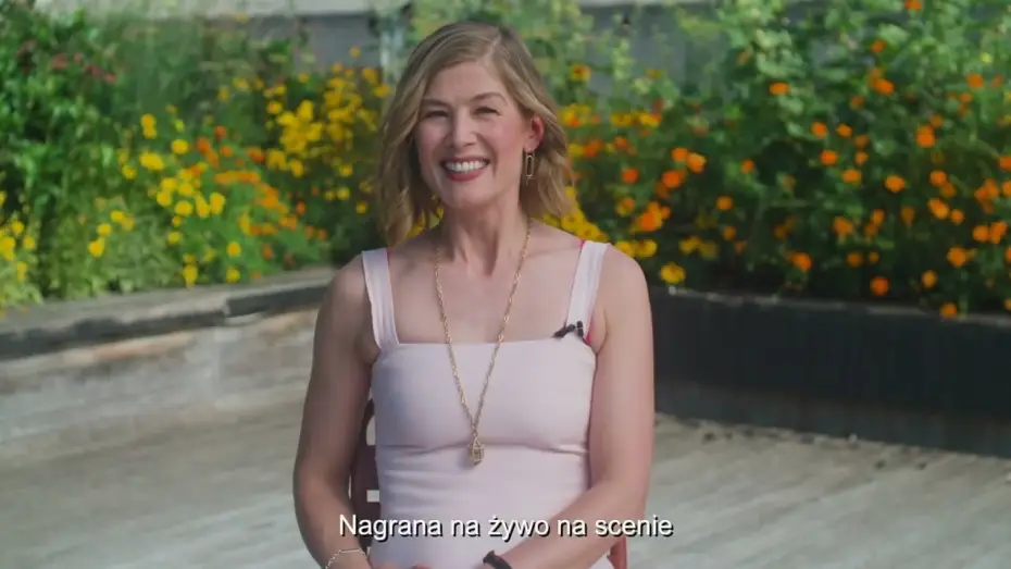 Video for the film National Theatre Live: Inter Alia — NT Live | "Inter Alia" - Rosamund Pike zaprasza do kin