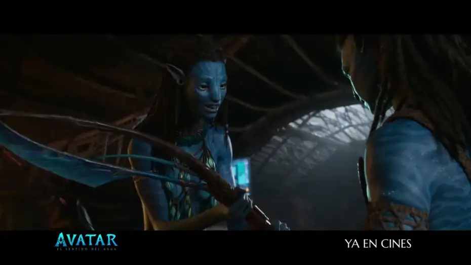 Video for the film Avatar: The Way of Water — Anuncio: 'Número 1 en cines'