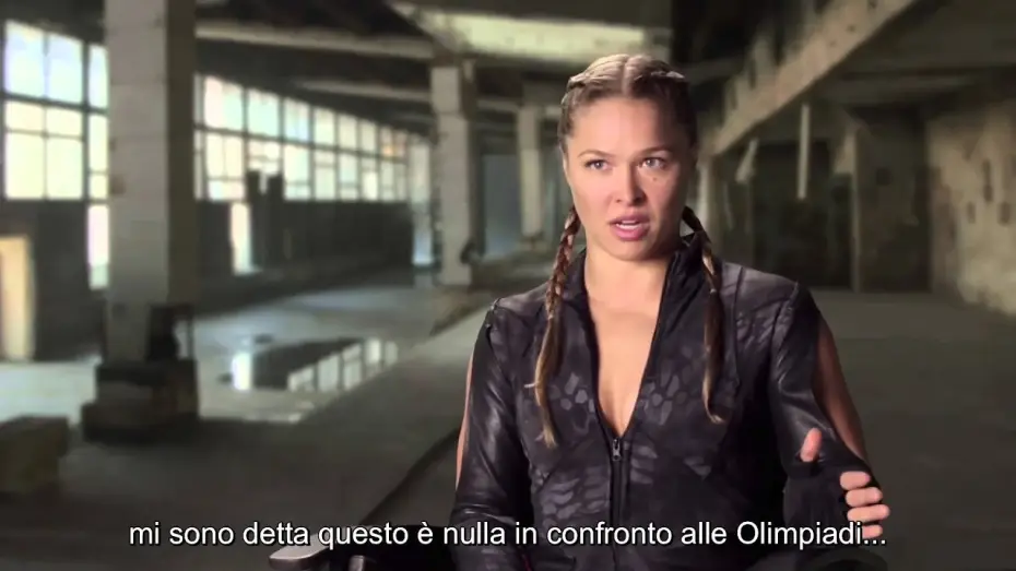 Video for the film The Expendables 3 — I Mercenari 3 - The Expendables: intervista a Ronda Rousey (sottotitoli in italiano)