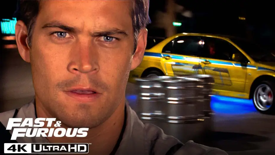 Video for the film 2 Fast 2 Furious — Brian and Roman Race for Pink Slips