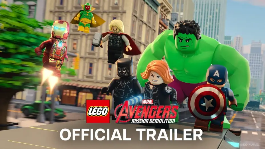 Video for the film LEGO Marvel Avengers: Mission Demolition — Official Trailer