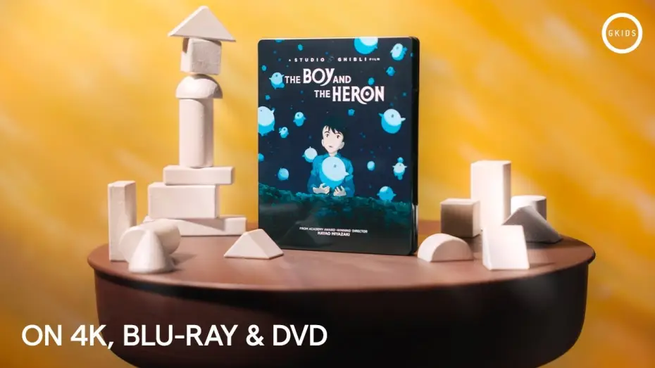 Video for the film The Boy and the Heron — On 4K Steelbook, 4K/Blu-ray & Blu-ray/DVD