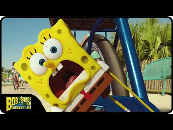 Video for the film The SpongeBob Movie: Sponge Out of Water — BOB L'EPONGE - A bicyclette [extrait - VF]