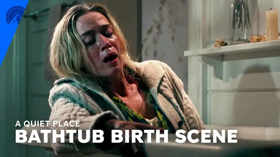 Video for the film A Quiet Place — Bathtub Birth Scene