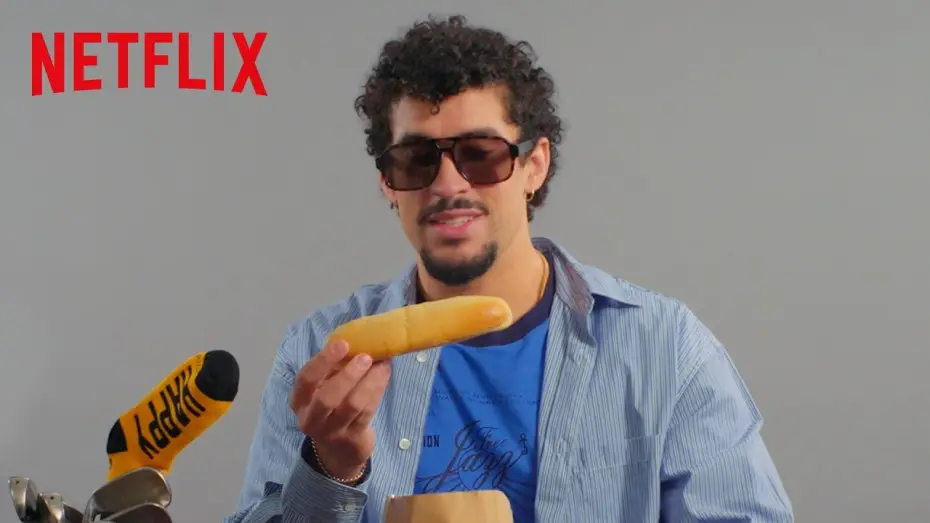 Video for the film Happy Gilmore 2 — Bad Bunny Unpacks Oscar's Caddie Bag [Subtitled]