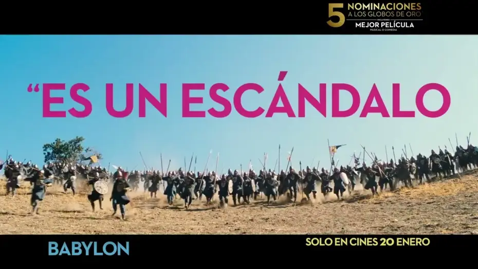 Video for the film Babylon — Spot - Invitados