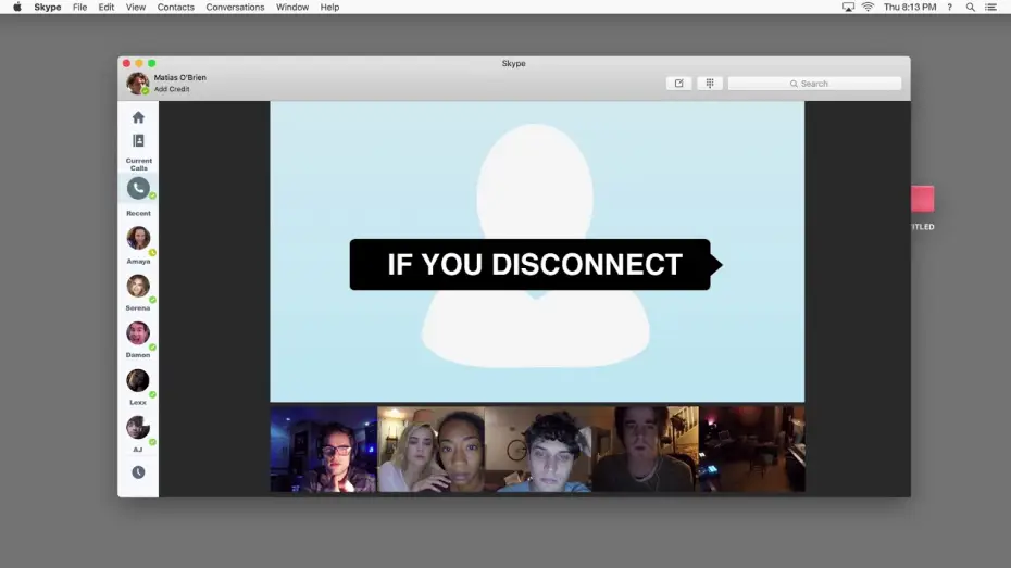 Video for the film Unfriended: Dark Web — Unfriended: Dark Web | If You Disconnect... | BH Tilt