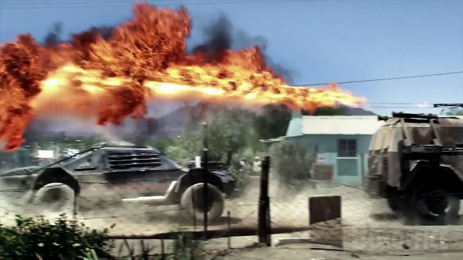 Video for the film Death Race: Inferno — Death Race in a Town | Death Race 3: Inferno | CLIP