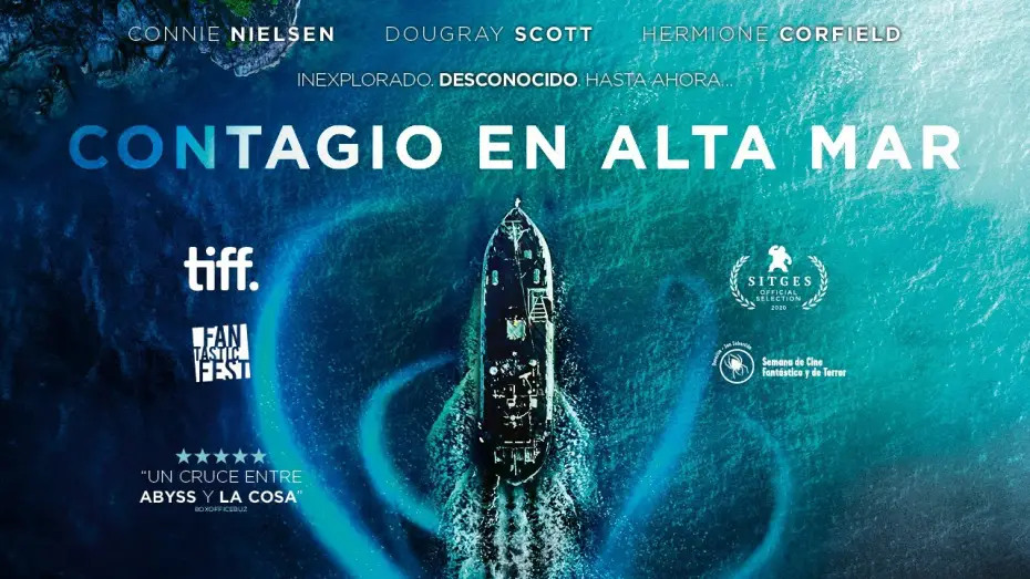 Video for the film Sea Fever — CONTAGIO EN ALTA MAR - Tráiler VE