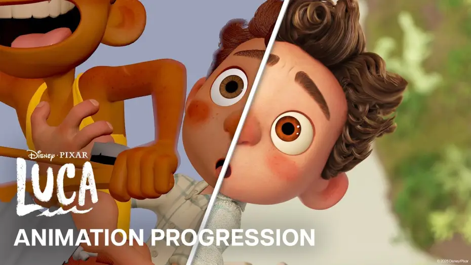 Video for the film Luca — Animation Progression | The Big Jump