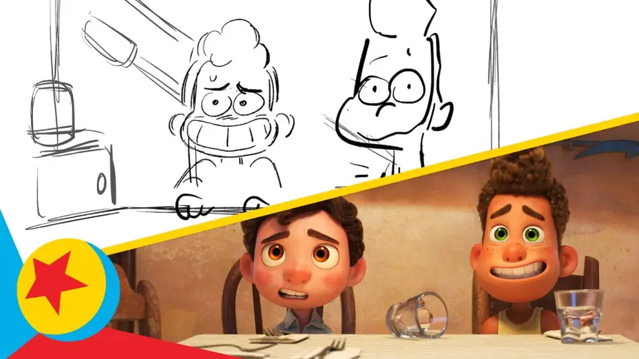 Video for the film Luca — Luca and Alberto Join Guilia and Massimo for Dinner | Pixar Side-By-Side