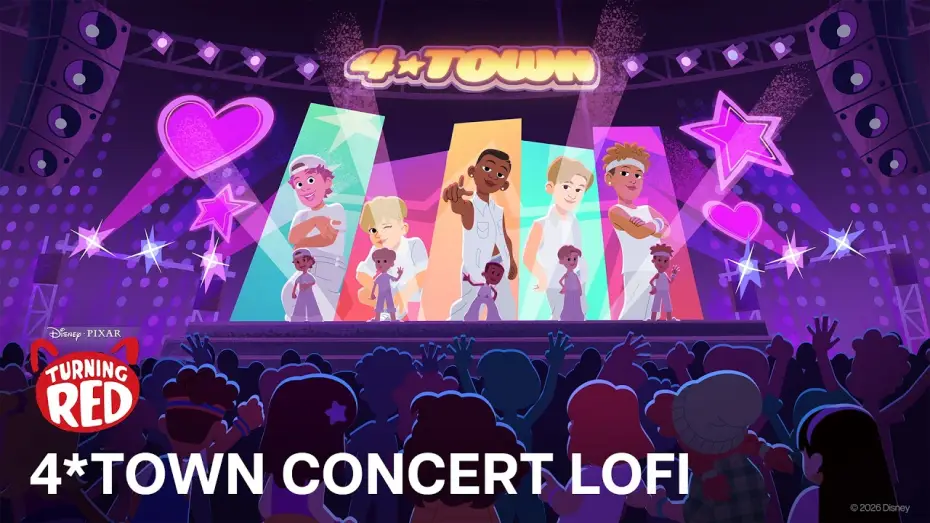 Video for the film Turning Red — 4*Town Concert | LoFi