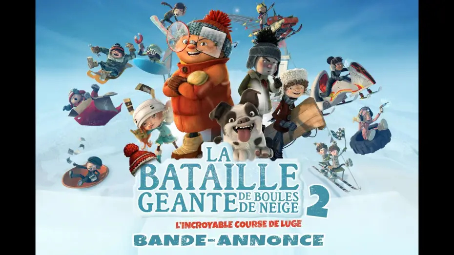 Video for the film Racetime — La Bataille Géante de Boules de Neige 2 : L'incroyable course de luge - Bande Annonce [VF]