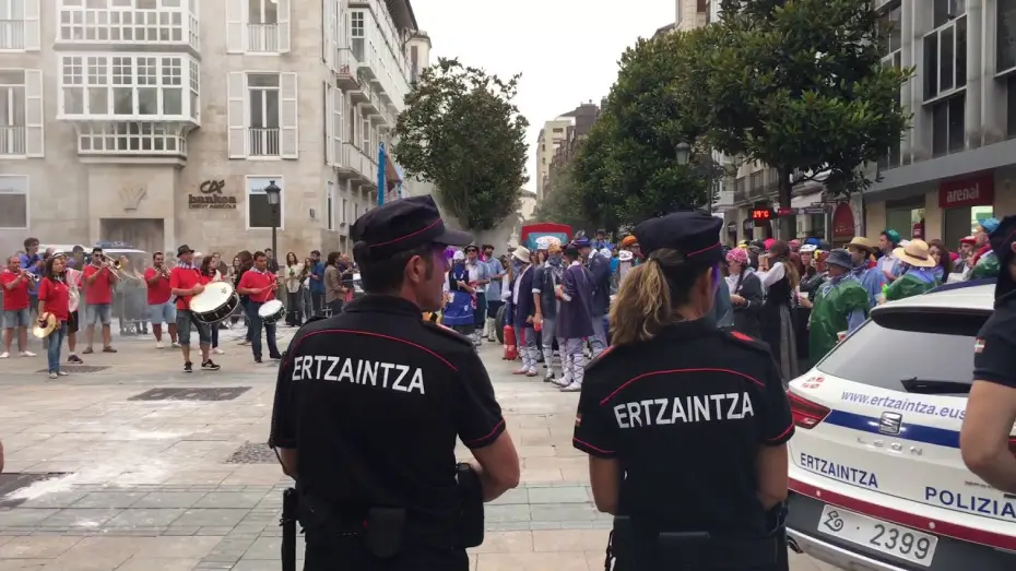 Video for the film Twin Murders: The Silence of the White City — Rodaje en Vitoria