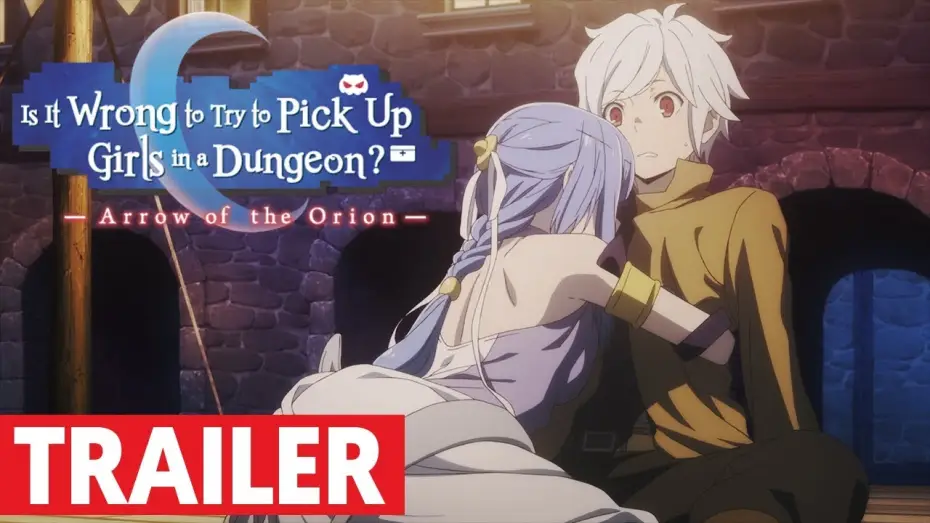 Video for the film Is It Wrong to Try to Pick Up Girls in a Dungeon?: Arrow of the Orion — Danmachi - Arrow of the Orion - Bande Annonce VOST