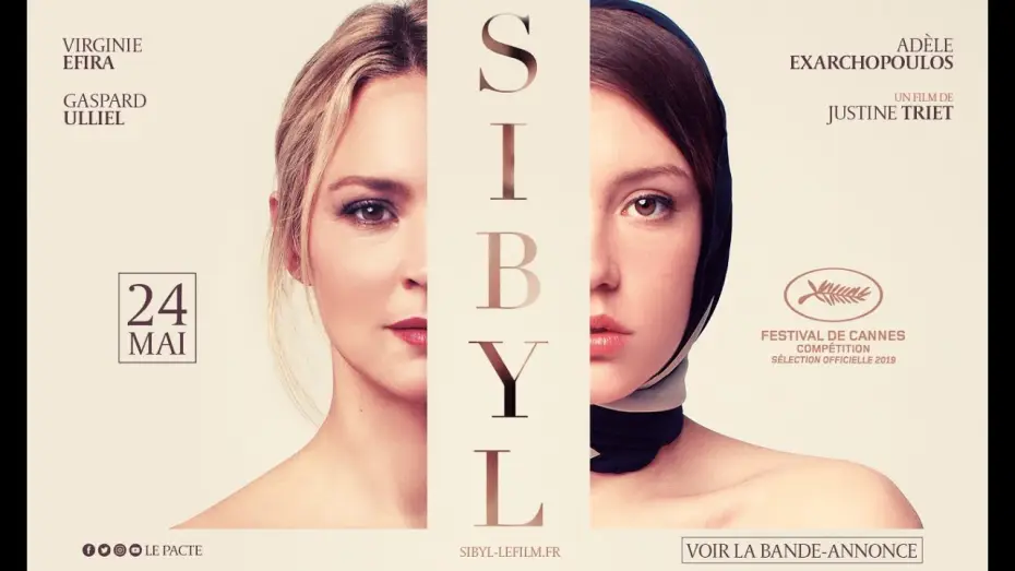 Video for the film Sibyl — SIBYL - Bande Annonce VF