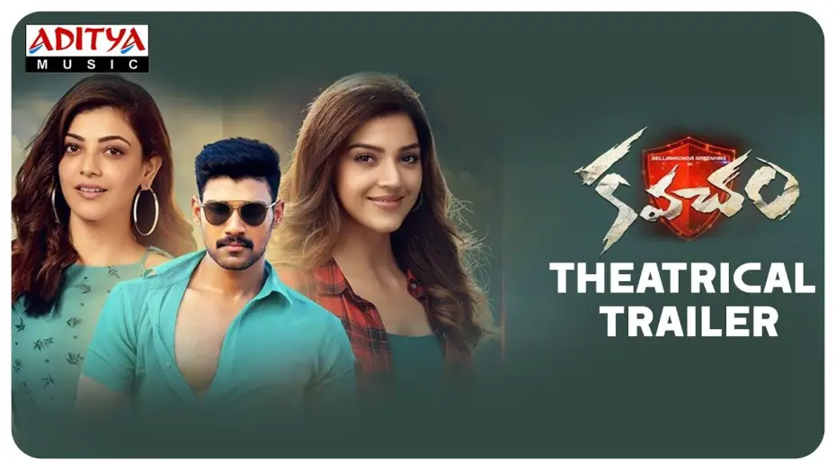 Video for the film Kavacham — Kavacham Theatrical Trailer || Bellamkonda Sai Sreenivas, Kajal Aggarwal, Mehreen Pirzada
