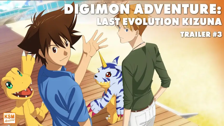 Video for the film Digimon Adventure: Last Evolution Kizuna — Steelbook Trailer