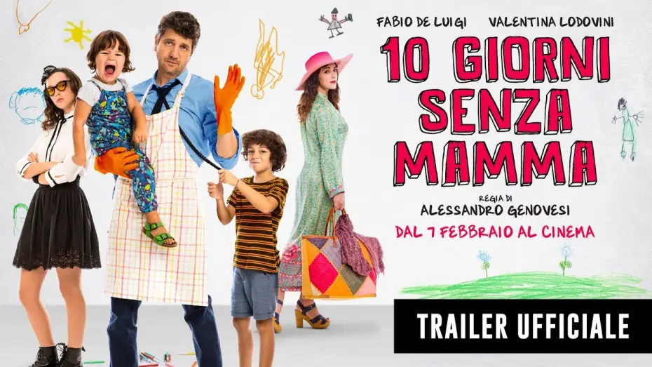 Video for the film When Mom Is Away — 10 GIORNI SENZA MAMMA - Trailer Ufficiale