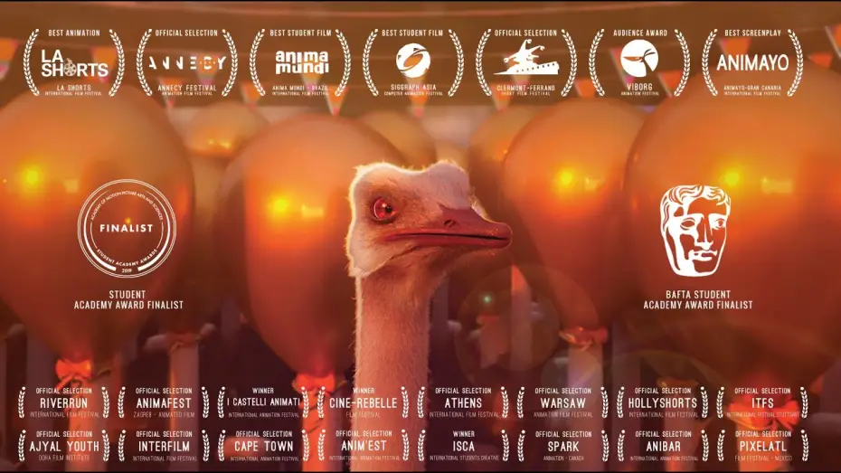 Video for the film Ostrich Politic — The Ostrich politic - Animation Short Film 2018 - GOBELINS