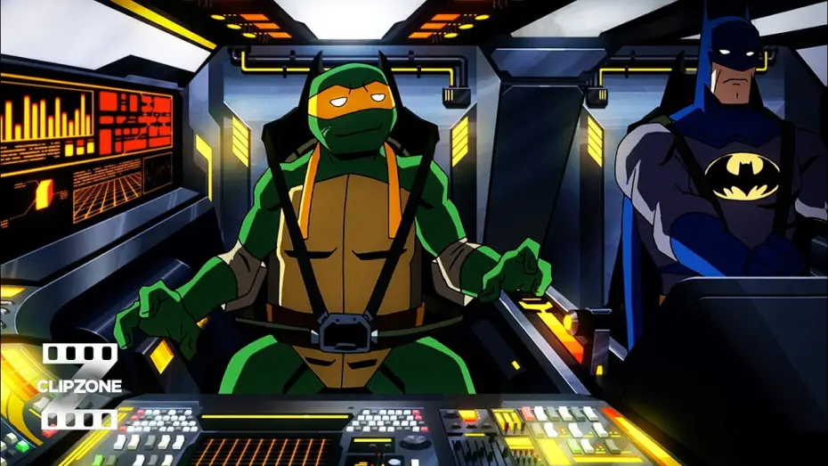 Video for the film Batman vs Teenage Mutant Ninja Turtles — Charge At the Power Plant