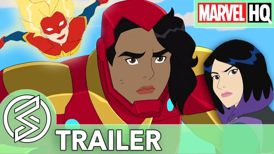 Video for the film Marvel Rising: Heart of Iron — Trailer