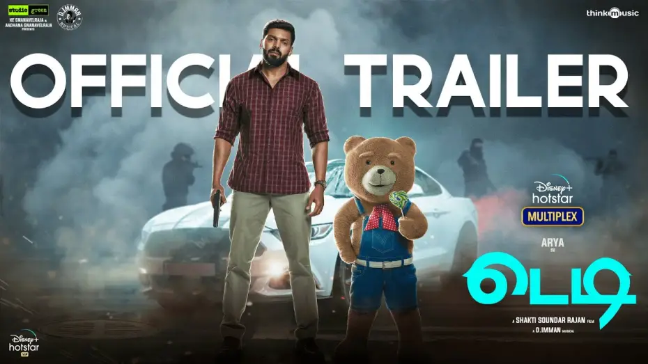 Video for the film Teddy — Teddy | Official Trailer Tamil | Shakti Soundar Rajan, Arya & Sayyeshaa | Streaming From Mar 12