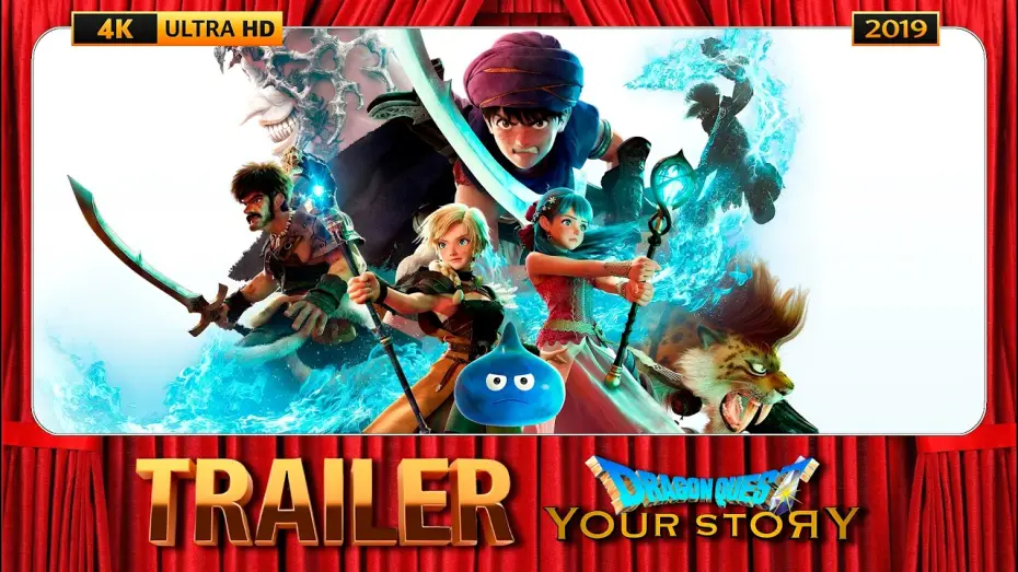 Video for the film Dragon Quest: Your Story — Dragon Quest: Your Story (2019) English Dubbed Trailer [4K-UHD]